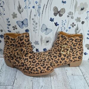 ❤️5for$25 Leopard Print Ankle Boots